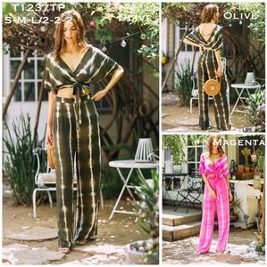 Summer sexy  Maxi 2 piece tie dye